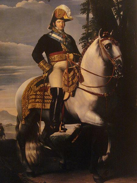 Vicente Lopez y Portana Equestrian portrait of Ferdinand VII of Spain